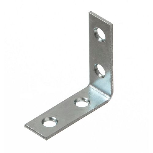 1-1/2 Inch Zinc Corner Brace (4-Pack)