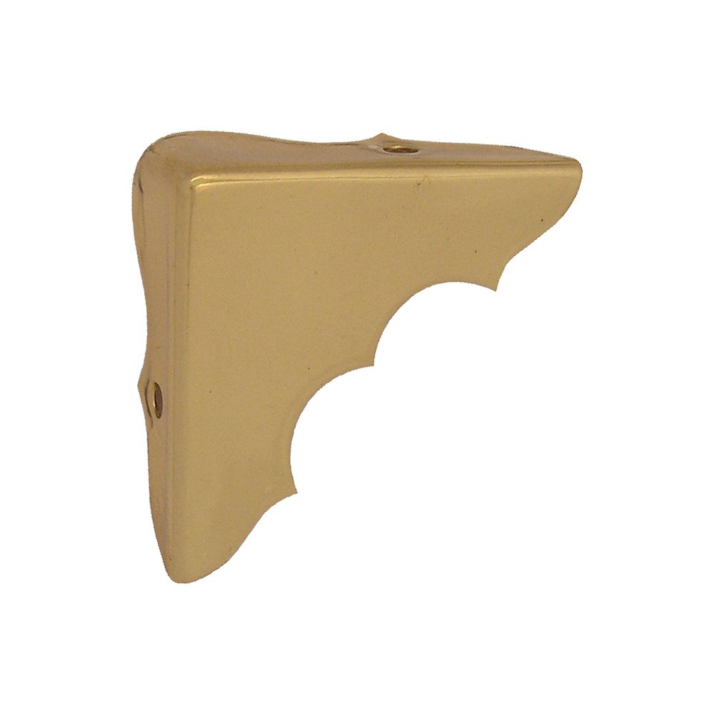 Everbilt 11/4 Inch Solid Brass Corner Brace (4Pack) The Home Depot