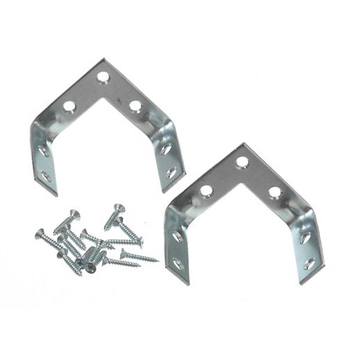 Everbilt 2 Inch Zinc Triple Corner Brace (2-Pack)