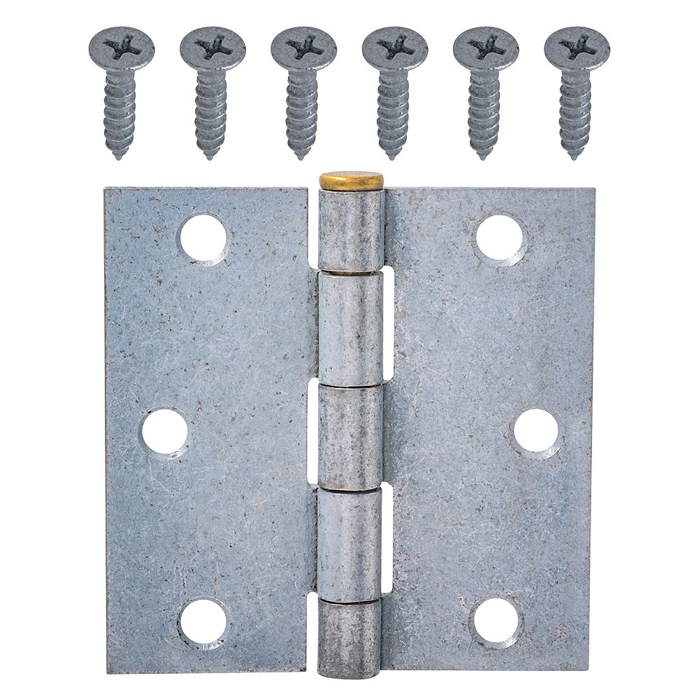 Everbilt 3Inch Galvanized Superior Rust Resistant Broad Hinge with