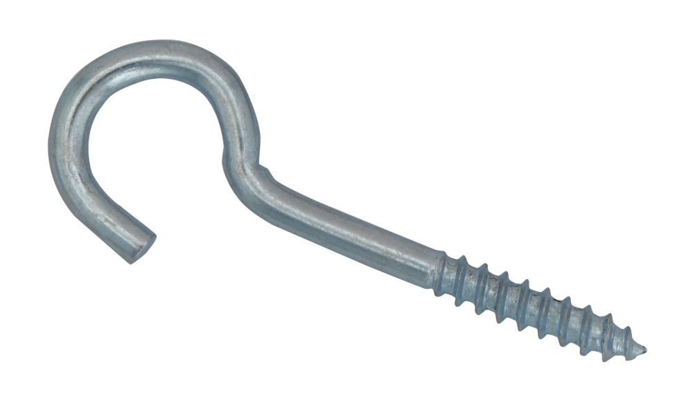 Everbilt 1-1/2 Inch Zinc Plated Screw Hook (8-Pack) | The Home Depot Canada