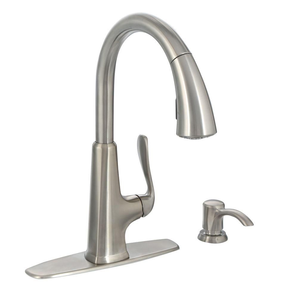 Pfister Pasadena Single Handle Pull Down Sprayer Kitchen Faucet With   P 1000773887 