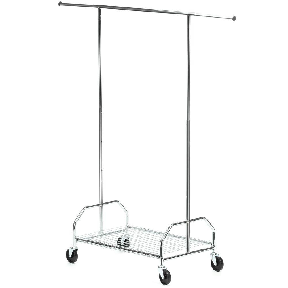 chrome rolling rack