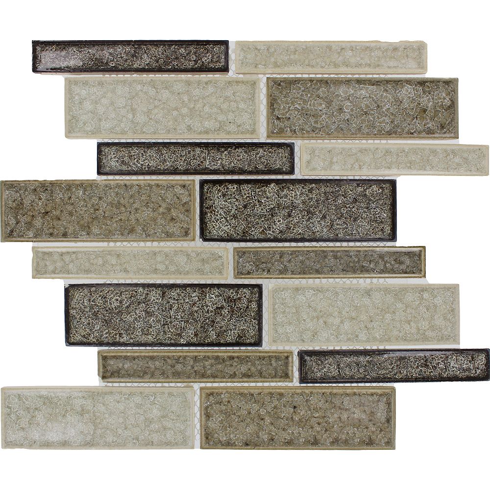 Msi Stone Ulc Interlocking 12 Inch X 12 Inch X 8 Mm Glass Mesh Mounted Mosaic Tile In Foss The Home Depot Canada