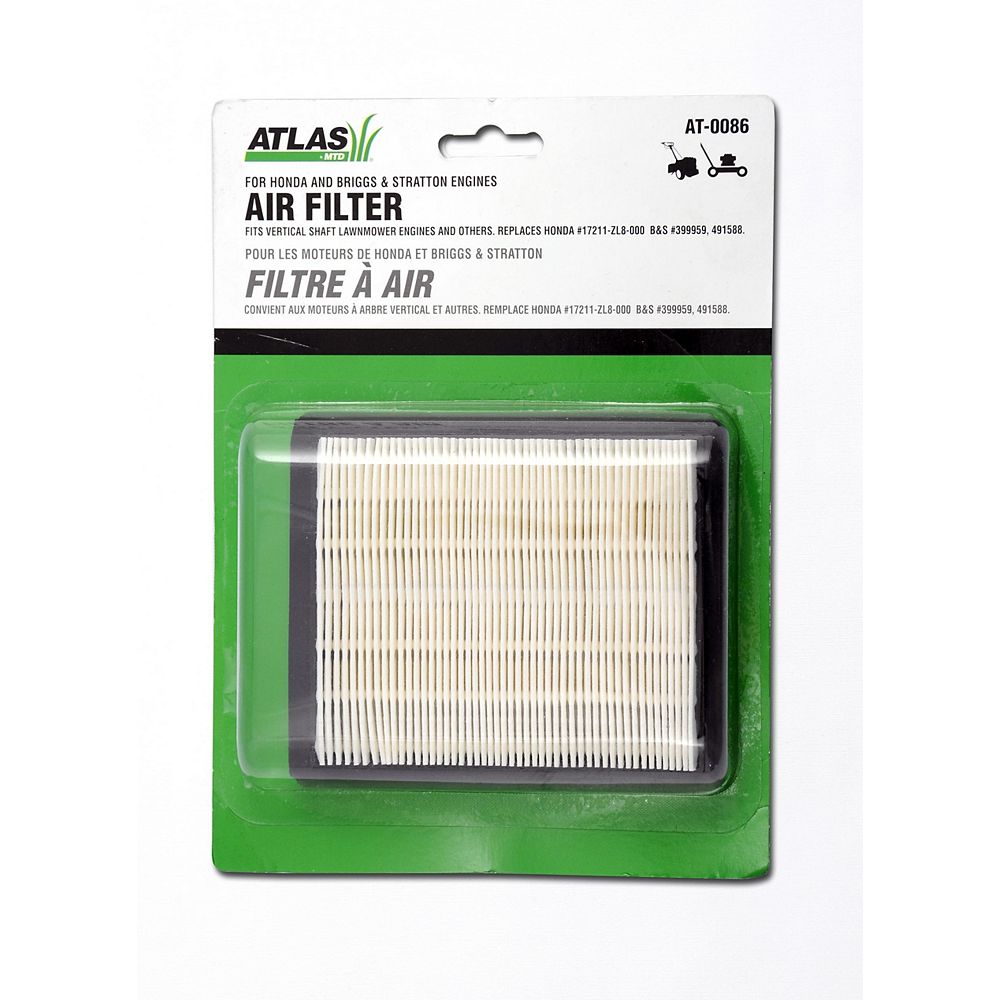 Atlas Air Filter For Honda Vertical Shaft Lawn Mower Engine The Home Depot Canada