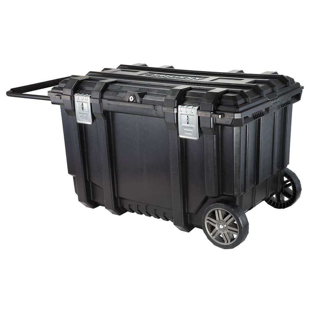 14-inch Rolling Tool Box Utility Cart Black 14-inch Rolling Tool Box Utility Cart Black