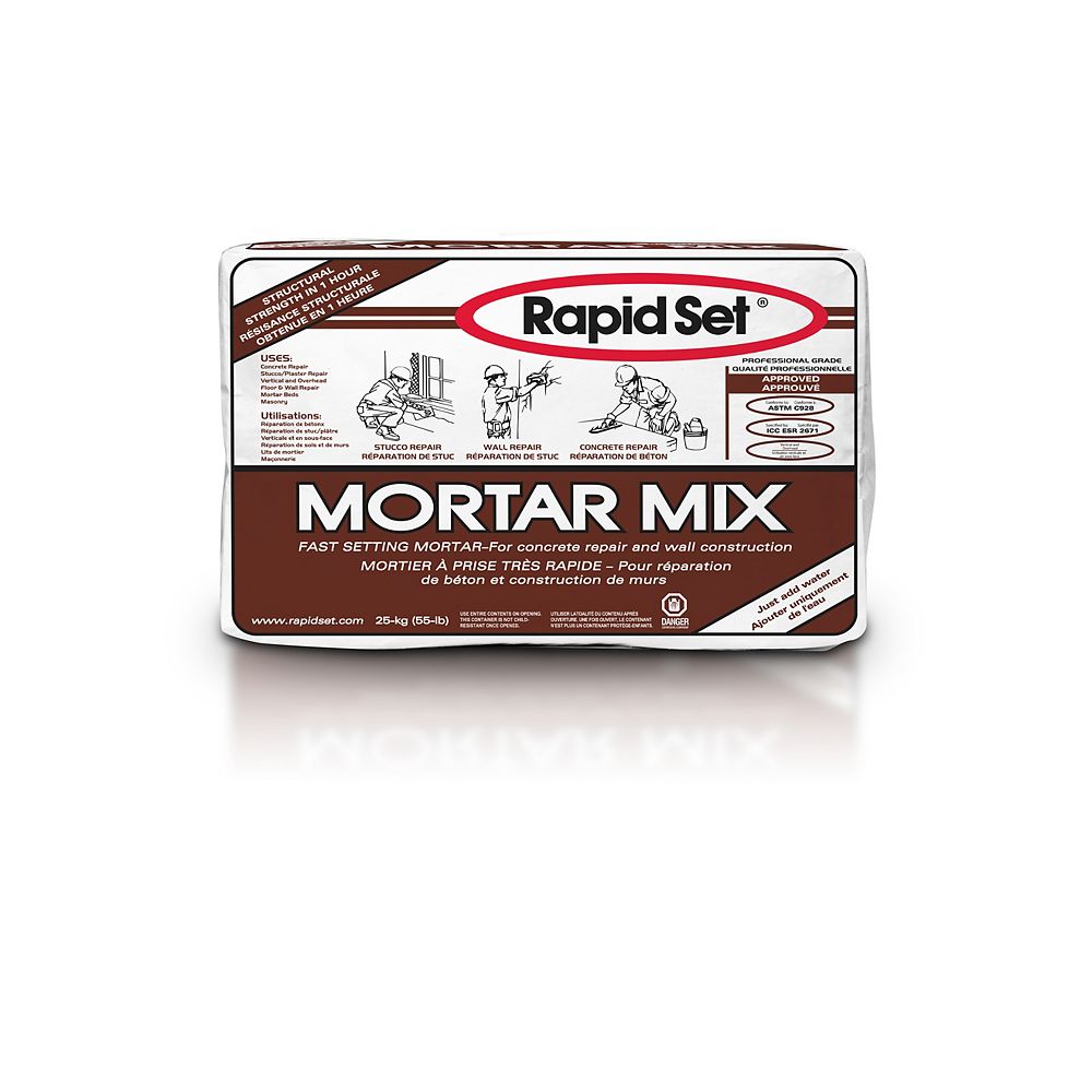 Rapid Set 55 lb. Mortar Mix | The Home Depot Canada
