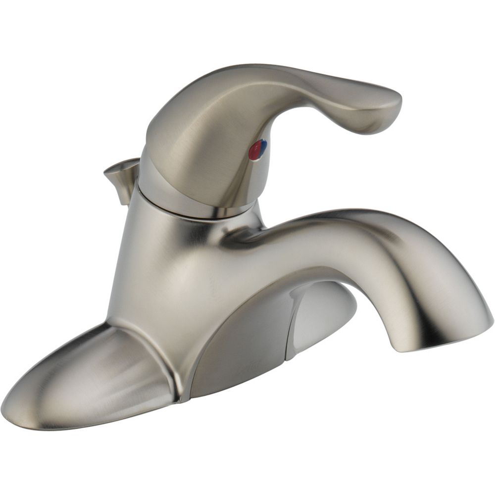 Delta Classic Centerset (4inch) 1Handle Low Arc Bathroom Faucet in