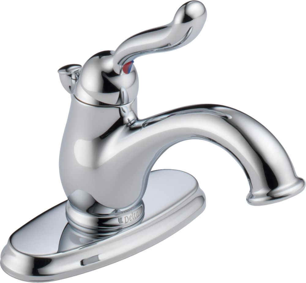 Delta Leland 4 Inch Single Handle Low Arc Bathroom Faucet In Chrome   P 1000779900 