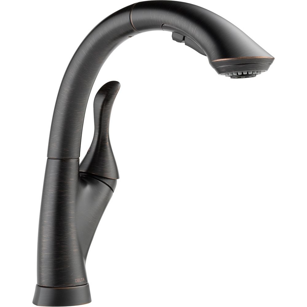 delta linden single handle pull out