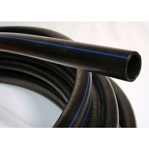 IPEX HomeRite Products Poly Pipe 1 Inch X 100 Feet 100PSI Blue Stripe