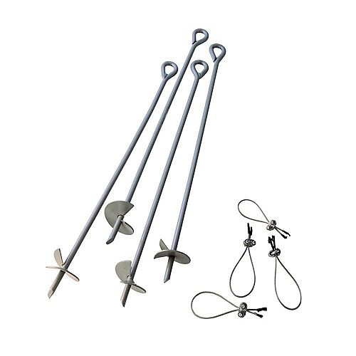 30-inch Earth Anchors Set (4-Piece)