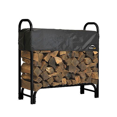 4 ft. Firewood Rack with Cover