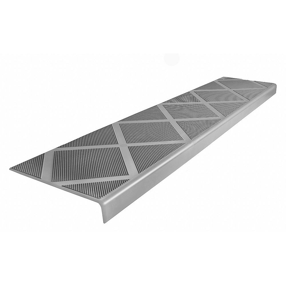 Composigrip Composite Anti Slip Stair Tread 48 Inch Grey Step Cover The Home Depot Canada