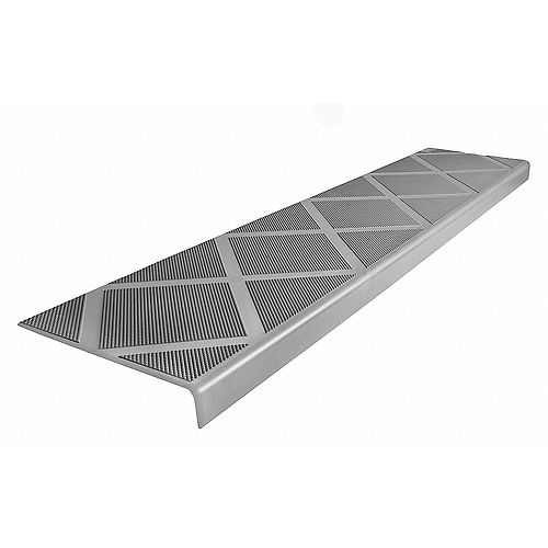 Composite Anti-Slip Stair Tread 48 inch Grey Step Cover