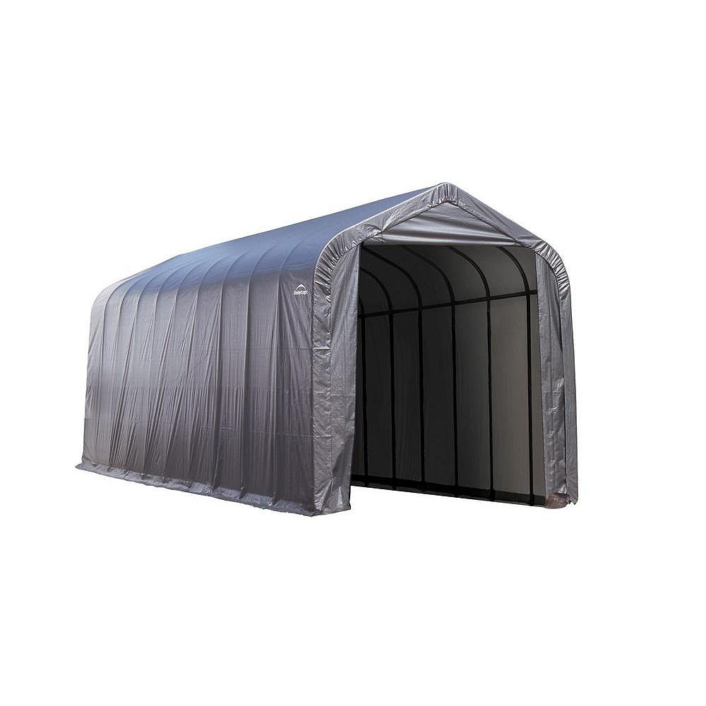 ShelterLogic 14 ft. x 44 ft. x 16 ft. Peak Style Shelter ...