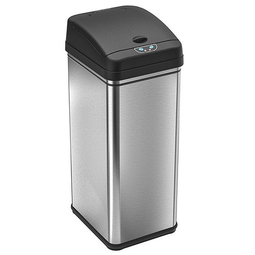 Lovely costco trash can touchless Itouchless Garbage Cans Bins Recycling The Home Depot Canada
