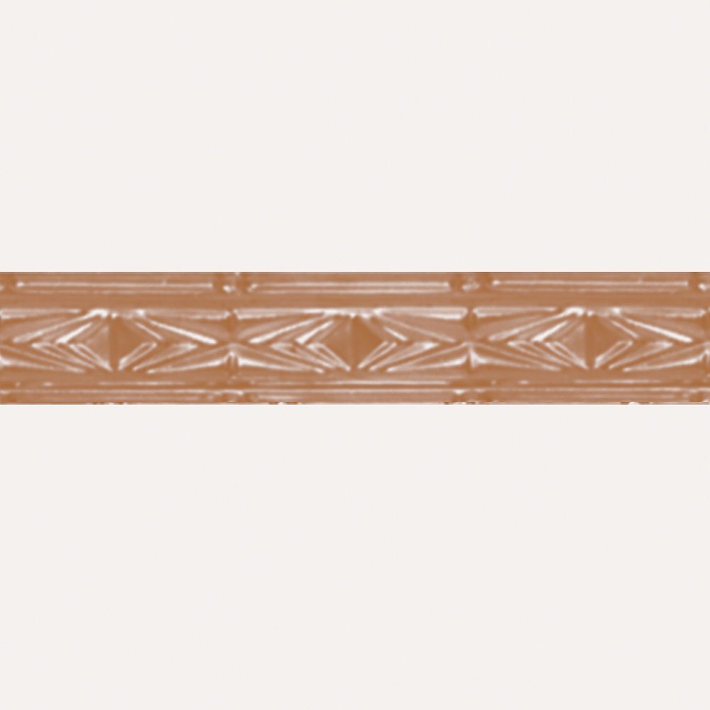 Shanko Copper Plated Steel Cornice 3 Inches X 4 Feet Long The Home Depot Canada