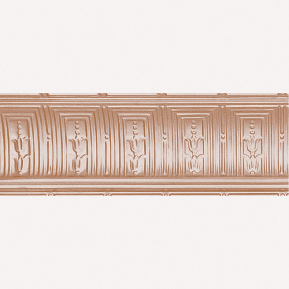 Shanko Copper Plated Steel Cornice 8-3/4 Inches Projection x 8-3/4 ...