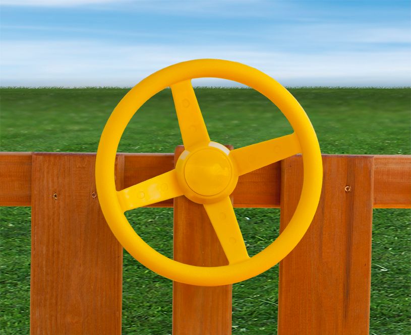 Gorilla Playsets Steering Wheel in Yellow The Home Depot Canada