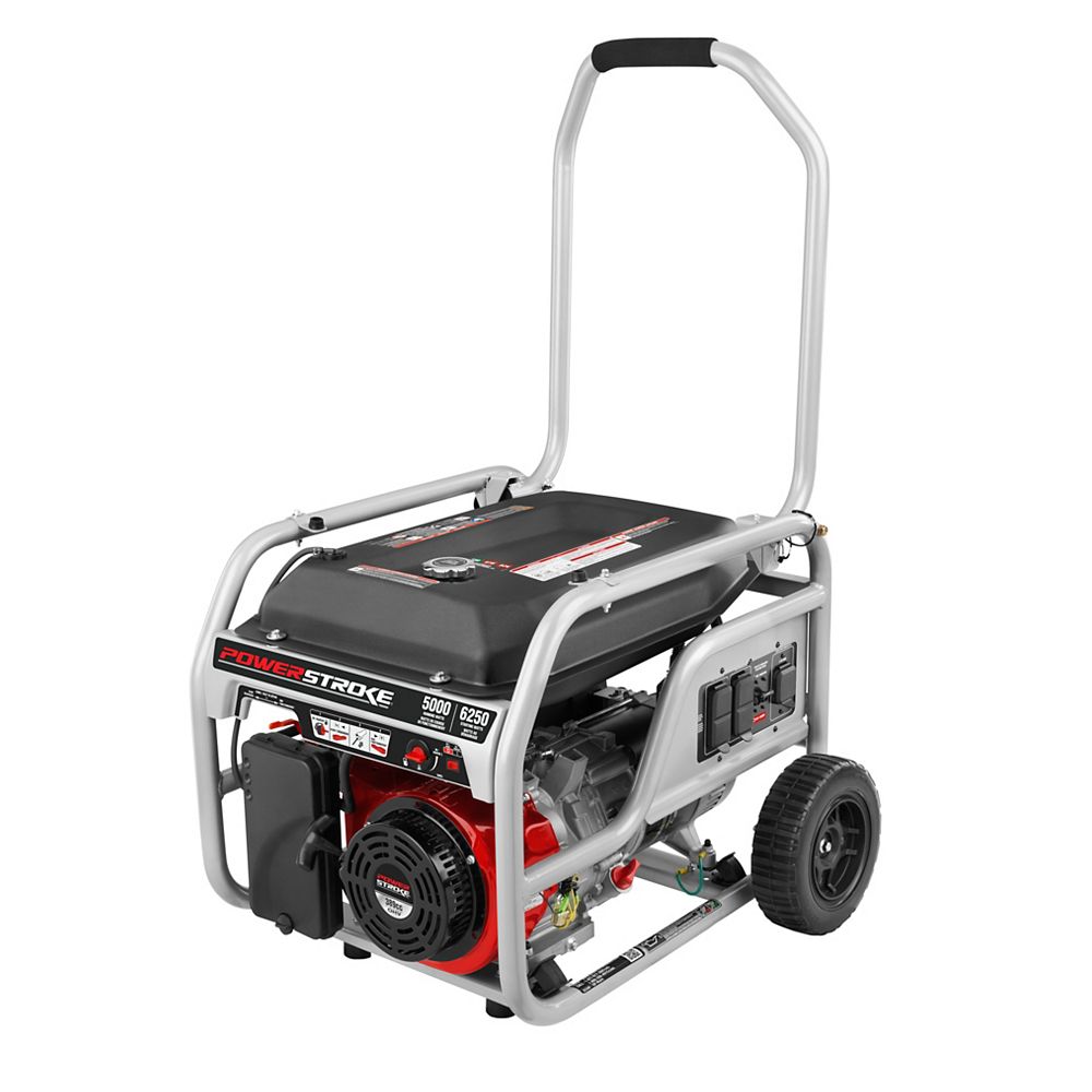 Powerstroke 5000W Portable Generator | The Home Depot Canada