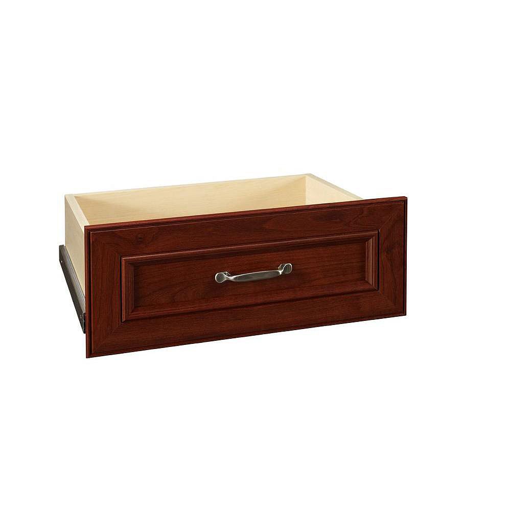 ClosetMaid Impressions 25inch Dark Cherry Wide Deluxe Drawer Kit The