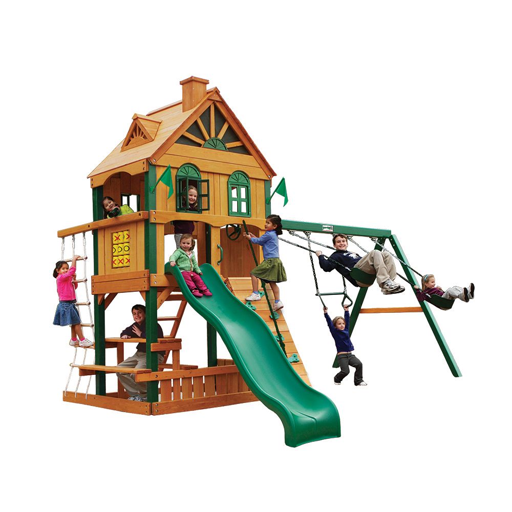 Gorilla Playsets Riverview Play Set The Home Depot Canada
