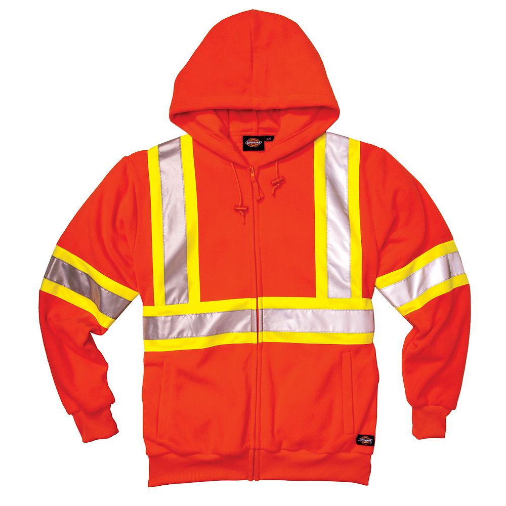 Dickies D Hi Vis Full Zip Hoody Xl The Home Depot Canada Dickies D Hi Vis Full Zip Hoody Xl The Home Depot Canada