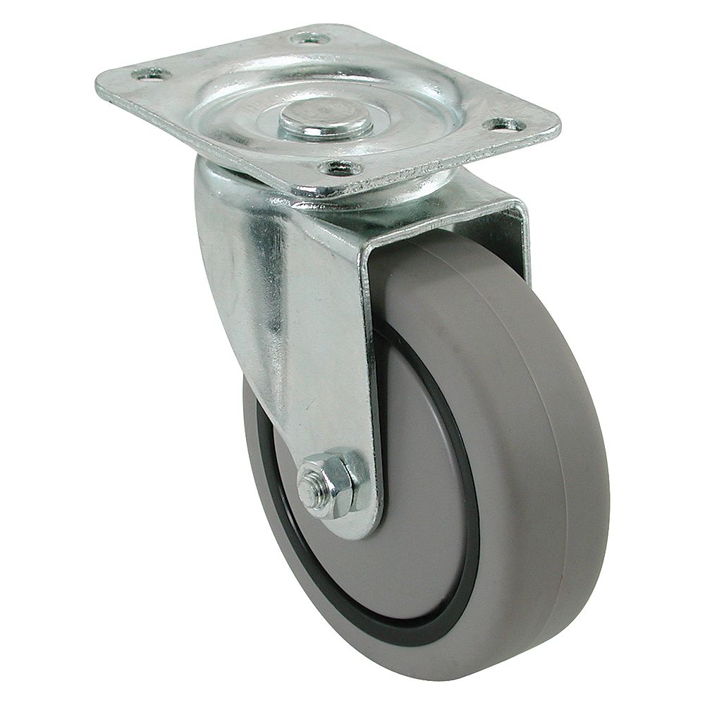 Everbilt 4 inch TPR Swivel Caster with 250 lb. Load Rating The Home Depot Canada