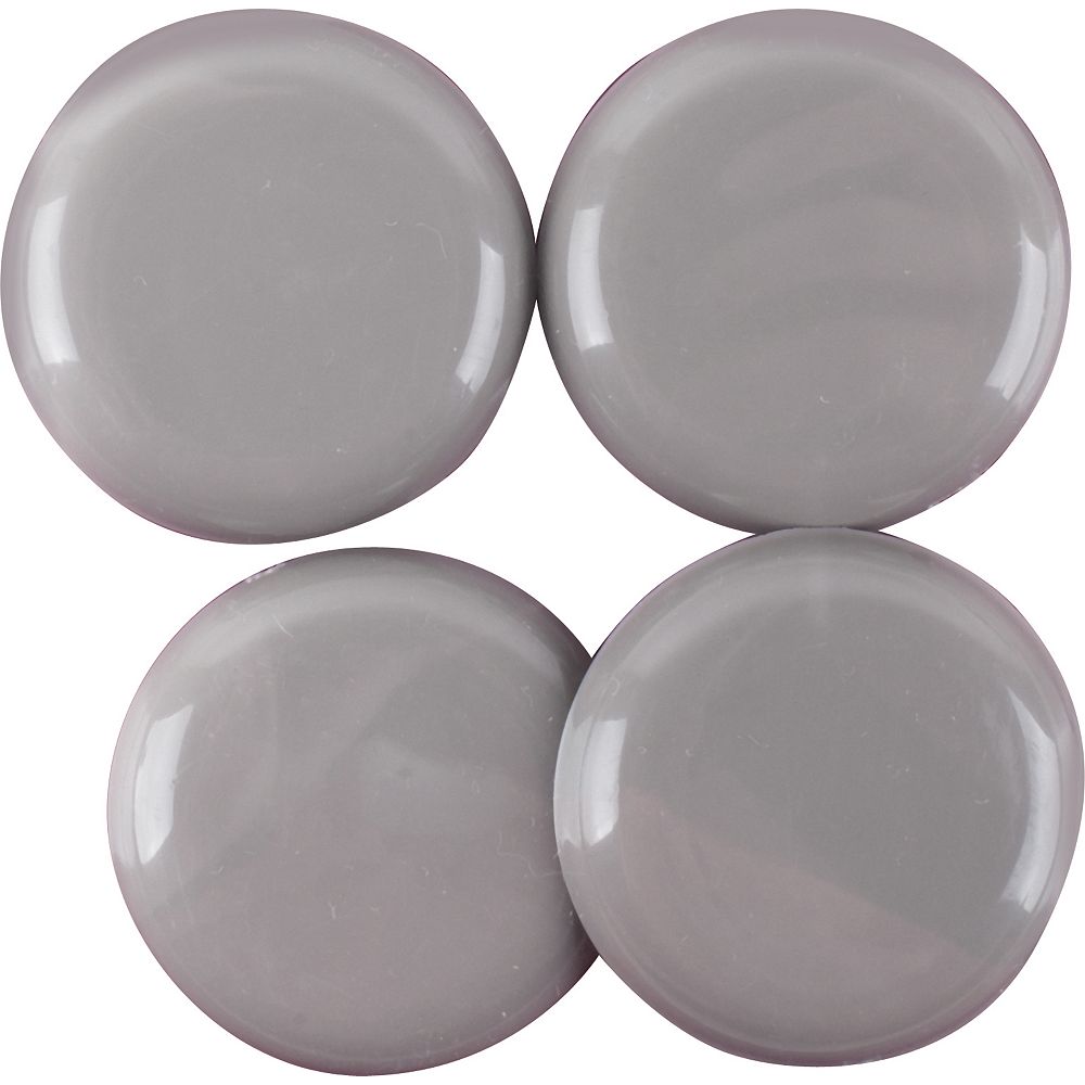 Everbilt 1 1 2 Inch Adhesive Round Slide Glide Furniture Sliders 4 Pack The Home Depot Canada