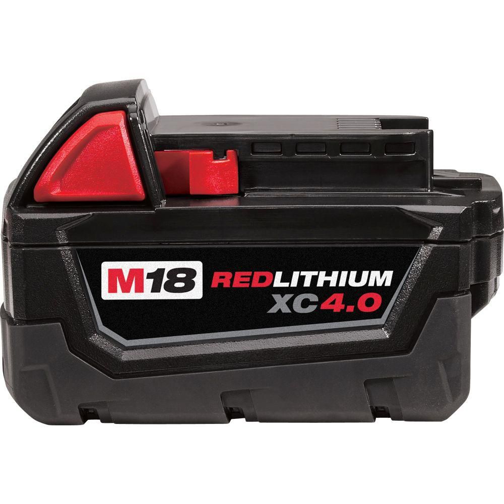 Milwaukee Tool Batterie M18 18V Lithium-Ion à Capacité étendue (XC) 4,0 ...