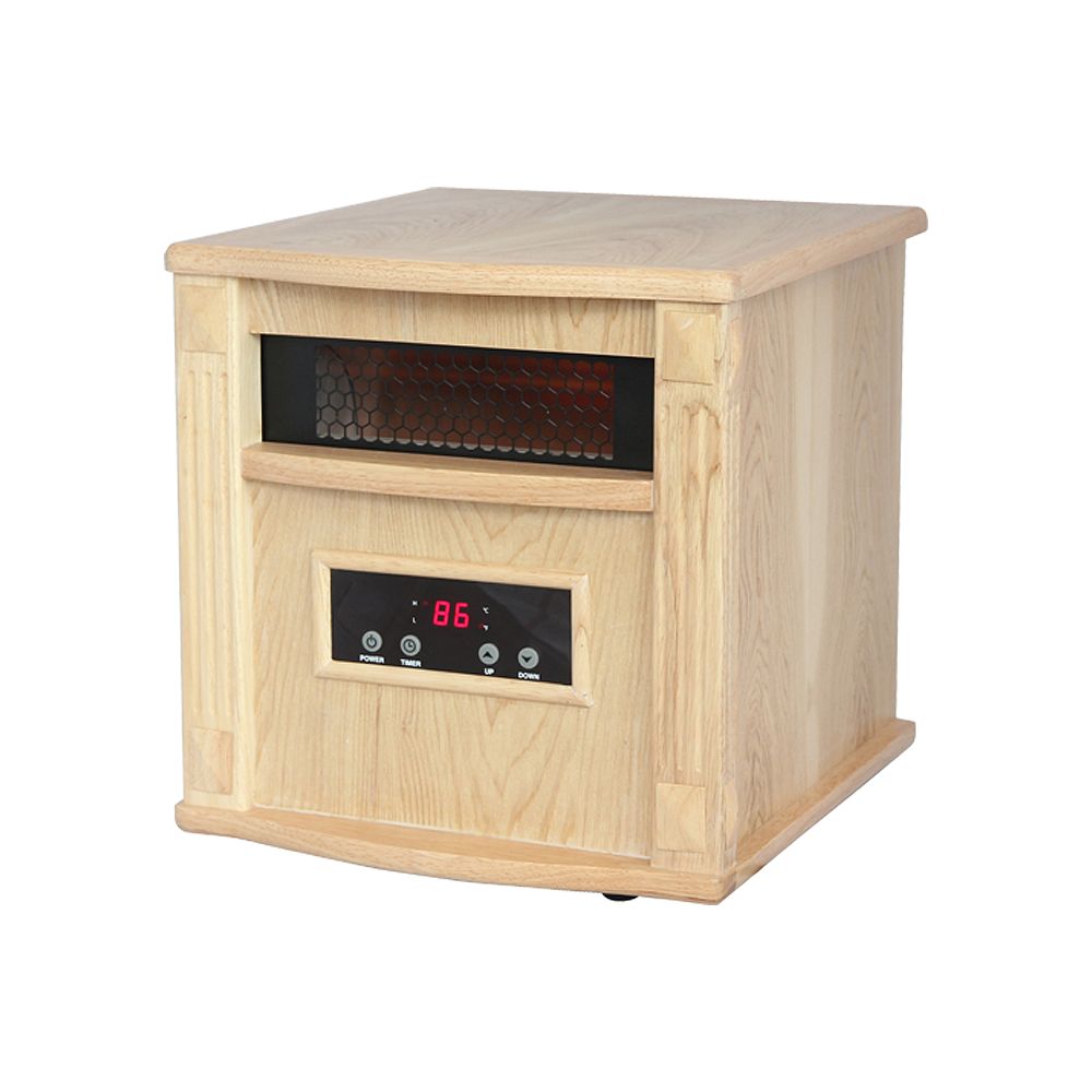 Comfort Furnace Gold Portable Infrared Heater Oak The Home Depot Canada