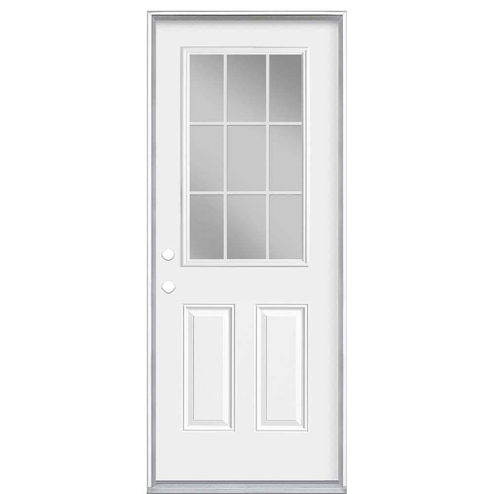 Masonite 34inch x 80inch x 6 9/16inch 9Lite Internal