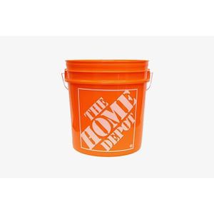 small orange buckets
