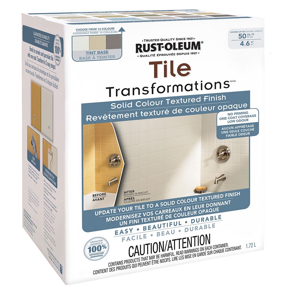 Rust-Oleum Tile Transformation Kit- Textured Stone Tintbase | The Home ...