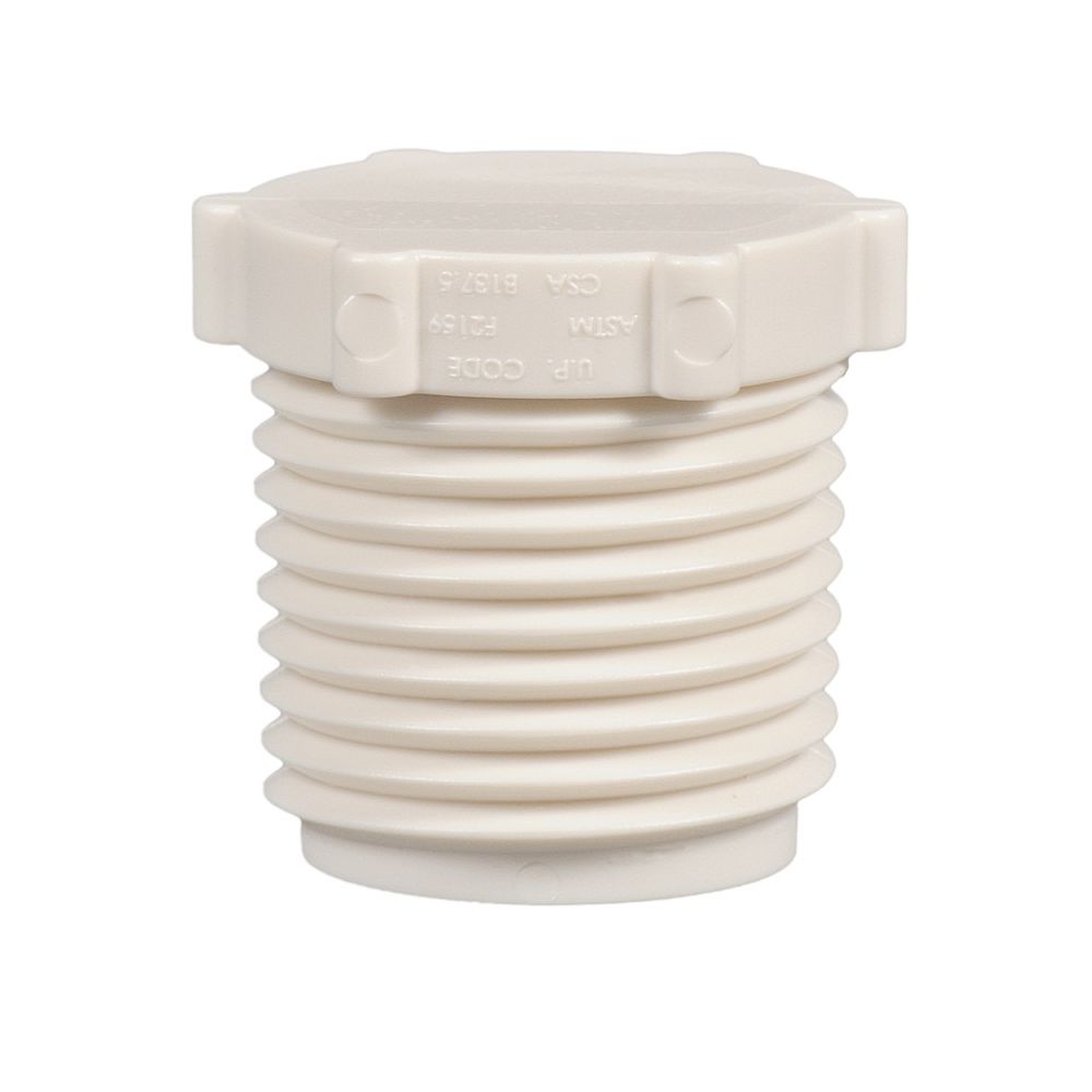 Jag Plumbing Products 1/2 Inch Mpt Pex Plug (25Pack) The Home Depot