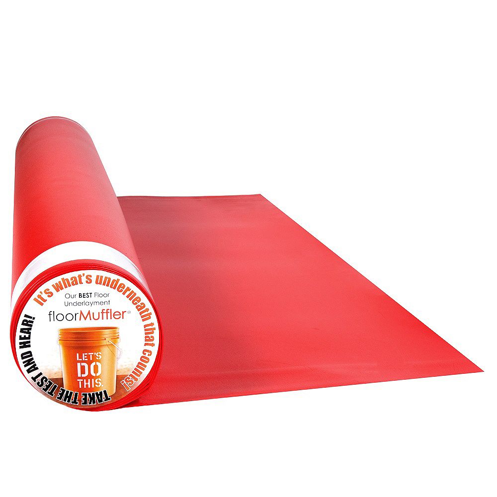floorMuffler UltraSeal 100 sq. ft. 4 ft x 25 ft x 0.08 inch The Home