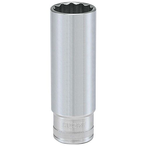 Husky 1/2inch Drive 17 mm 6Point Deep Impact Socket The Home Depot Canada