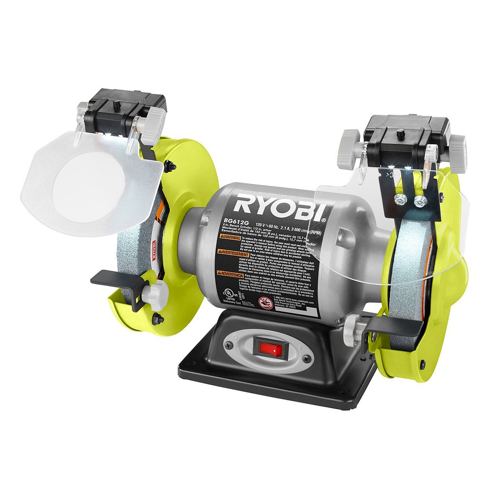 Ryobi 21 Amp 6 Inch Grinder With Led Lights The Home Depot Canada