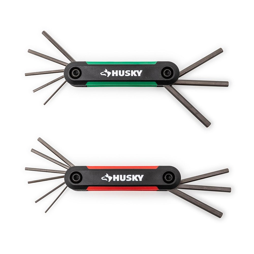 Husky SAE/Metric Folding Hex Key Set (17Piece) The Home Depot Canada