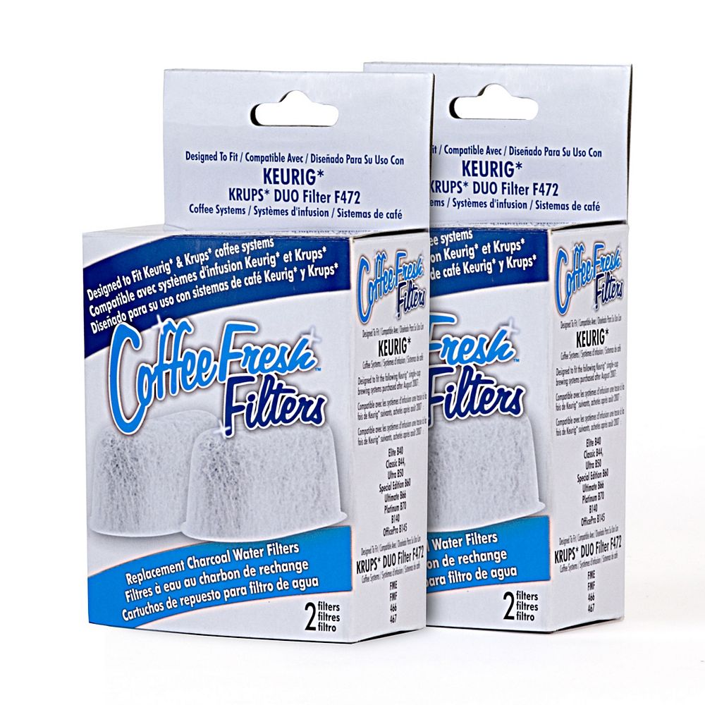 Fresh Productz CoffeeFresh Water Filters For Keurig or Krups - (2-Pack ...