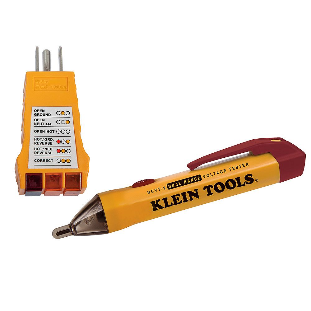 Klein Tools DualRange NonContact Voltage Tester with Polarity Cube. The Home Depot Canada