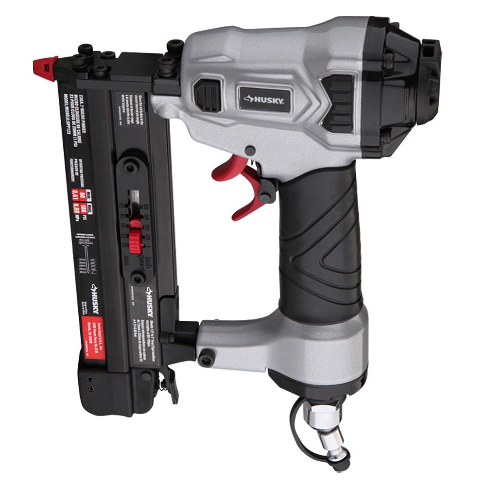 Husky Pneumatic 1inch x 23Gauge Headless Pin Nailer The Home Depot Canada