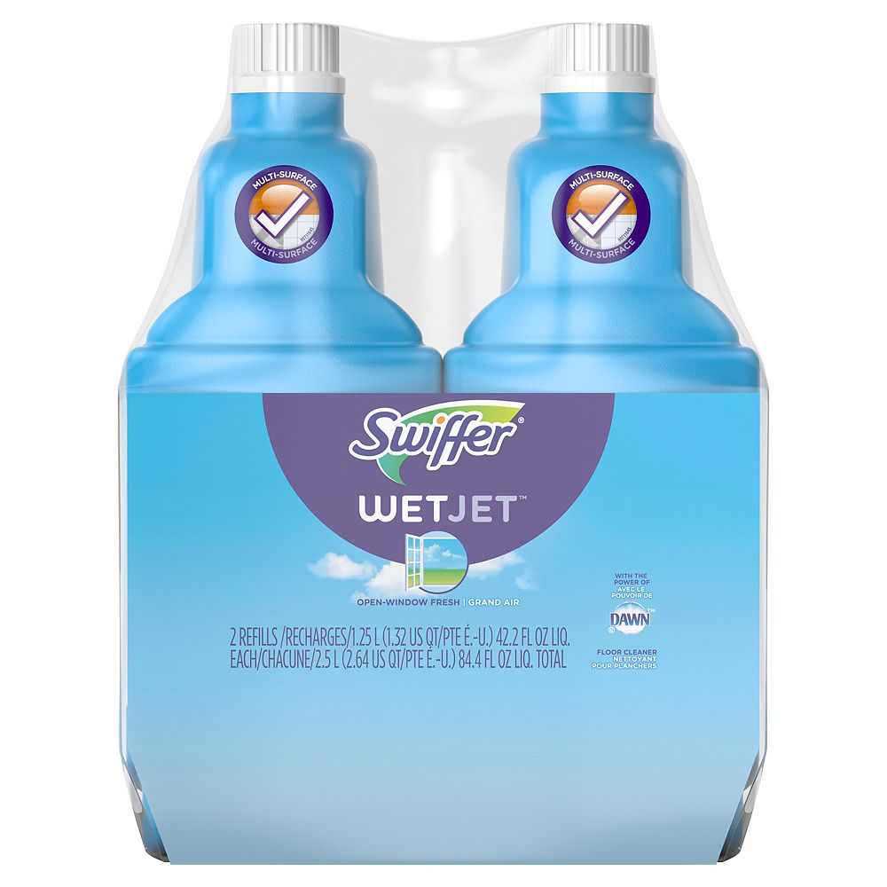 Swiffer WetJet 1.25L Multi-Surface Floor Cleaner Solution Refill with ...