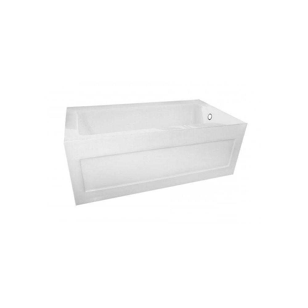 Valley Quad 54x30 Skirted Tub With Right Hand Drain The Home Depot Canada