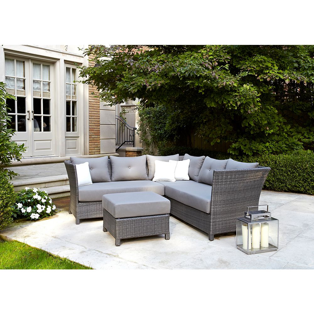 Leisure Design Eve Sectional Sofa The Home Depot Canada