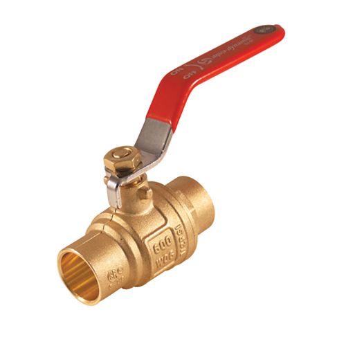 Ball Valve 1/2 Inch Solder Full Port Lead Free