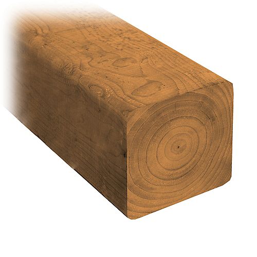 4 x 4 x 8' Pressure Treated Wood (Suitable for Ground Contact)