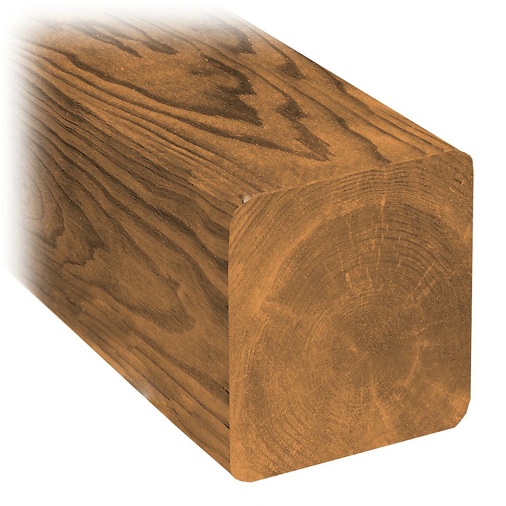 Micropro Sienna 6 X 6 X 8 Pressure Treated Wood Suitable For Ground Contact The Home Depot Canada