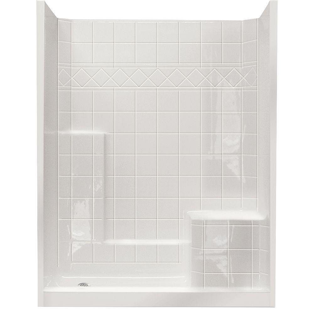 Ella Standard 32 Inch X 60 Inch X 77 Inch 3 Piece Shower Stall In White The Home Depot Canada Ella Standard 32 Inch X 60 Inch X 77 Inch 3 Piece Shower Stall In White The Home Depot Canada